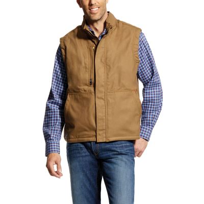 Ariat FR Workhorse - Winter Vest Khaki Heren - 38016-290